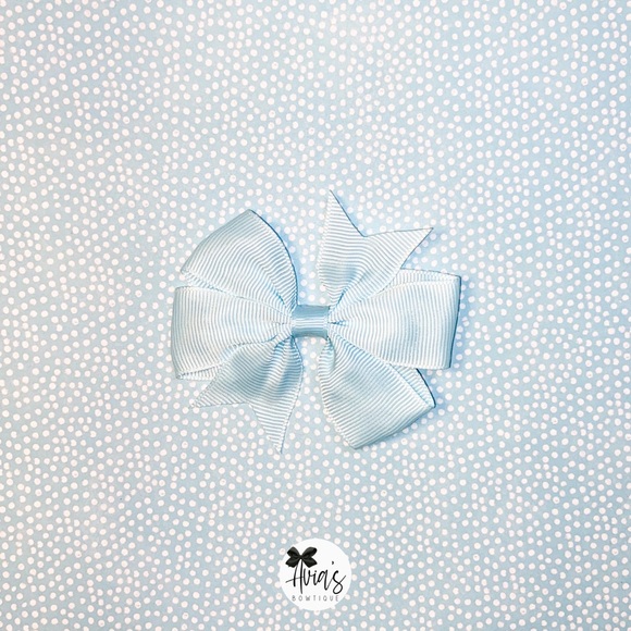 Girl hair bows - shades of blue - Picture 2 of 5